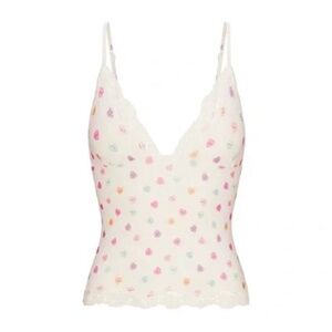 SKIMS - Fits Everybody Triangle Lace Cami - LARGE - NIB